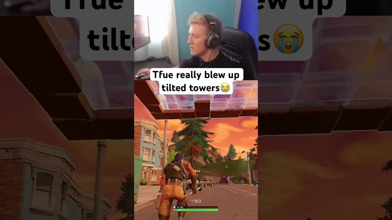 Tfue blew up tilted towers😭🙏🏻 