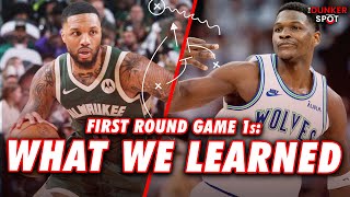 What We Learned From Each Game 1 of the First Round | The Dunker Spot | NBA Playoffs