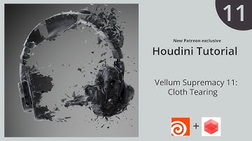 Cloth Tearing - Houdini Vellum Tutorial 11/Patreon Preview