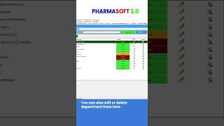 PharmaSoft 2.0 - How to add a new department screenshot 4