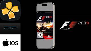 F1 Formula 1 2009 - PSP Emulator - iPhone Pro Max -  4K Mobile iOS Android - Gameplay - PPSSPP