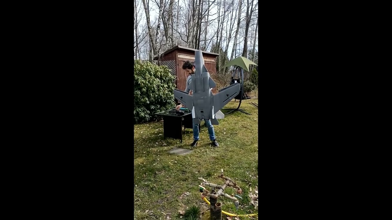 Su-XR twin 80mm static thrust test