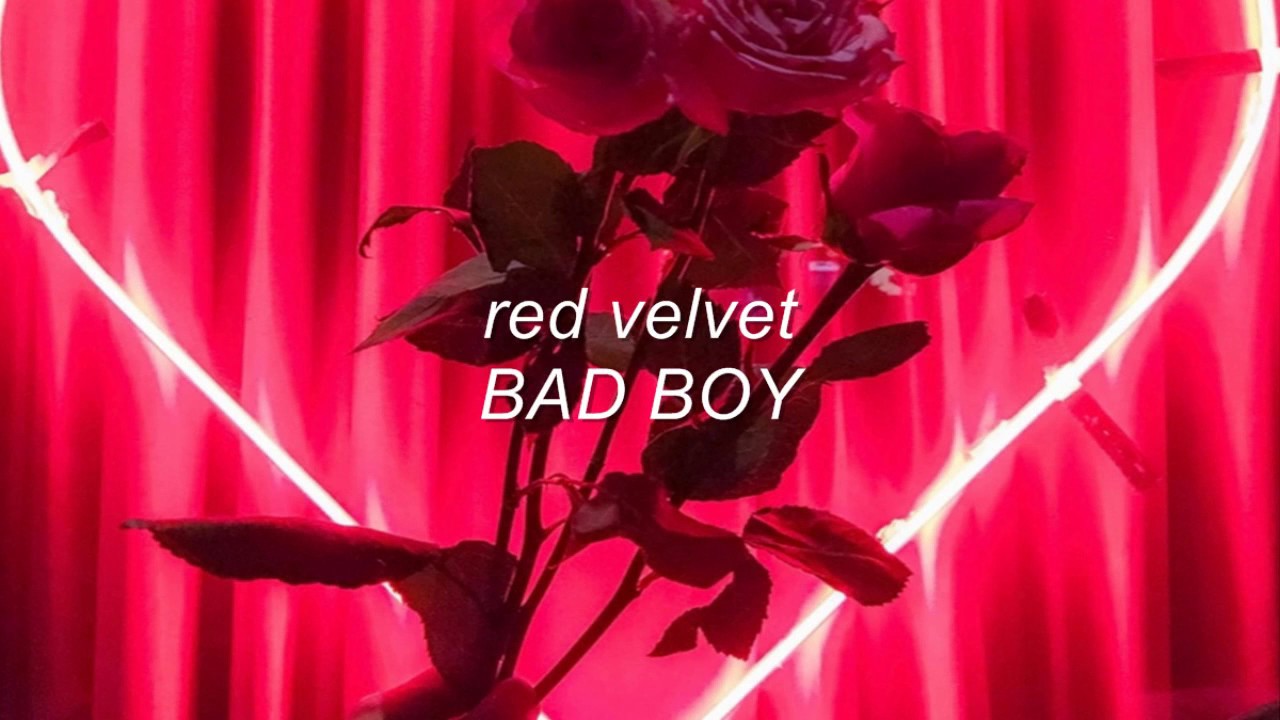 red velvet - bad boy but you’re in a bathroom at a party!