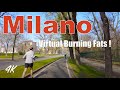 ITALY, MILANO: Random city tour, Virtual burning fats in 4K-UHD | Around the City