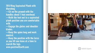 TRX/Ring Supinated Plank with Marching
