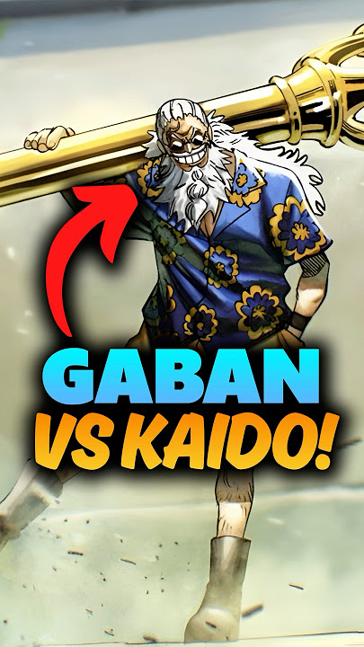 Gaban was going to Kill Kaido in Wano! One Piece #onepiece #shorts