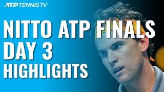 Thiem Beats Djokovic In EPIC To Reach Semis; Federer Wins | Nitto ATP Finals 2019 Day 3 Highlights