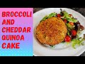 Broccoli Cheddar Quinoa Cakes | Vegetarian Alternative To Crab Cakes!