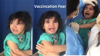 EZA Baby Girl Scared of Vaccination - Baby Girl Crying on Vaccination day