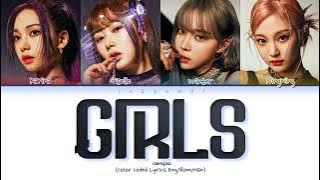 Download lagu aespa Girls Lyrics (에스파 'Girls' 가사) (Color Coded Lyrics)