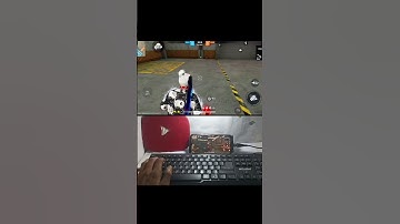 Free Fire Playing⌨️🖱+📱 Keyboard And Mouse Gameplay Amazing Settings K2ER Connect #freefire #gameplay