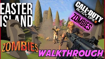 Easter Island: Zombies Custom Map (COD Black Ops 3 Walkthrough)