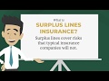 What is Surplus Lines Insurance?