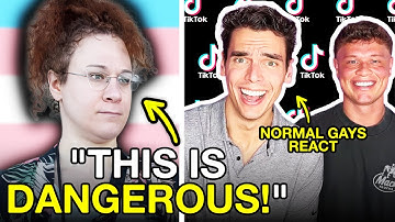 NORMAL GAYS react to creepy trans star Lilly Tino