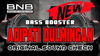 DJ ADIPATI DULMINGAN BASS TEBAL CLARITY GLERR || SOUND CEK ORIGINAL BASS NATION BLITAR 2023
