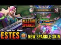 100 unstoppable sparkle estes new allstar 2024 skin  build top 1 global estes  mlbb