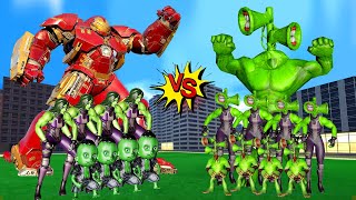 Family Siren Head Hulk Vs Family HulkBuster | LIVE ACTION STORY