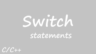 Switch Statements in Urdu/Hindi