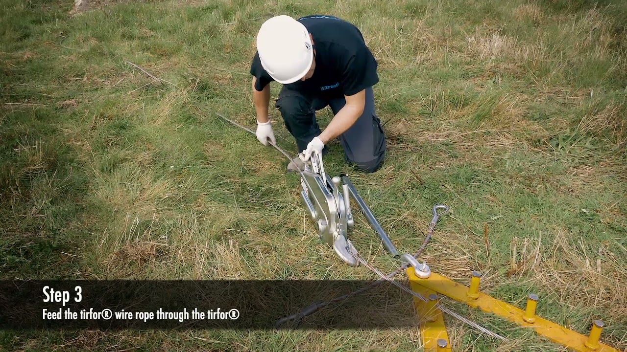 griphoist® / tirfor® wire rope hoist Easy setup and use Tractel