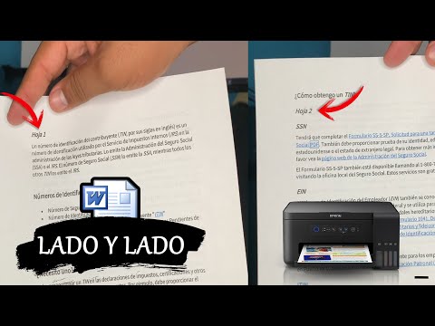 Como Imprimir de lado y lado en una impresora Epson L3150, L3160, L4160 y  L3110 - YouTube