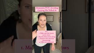 Dementia POV: Avoiding Getting Hit/Yelled At