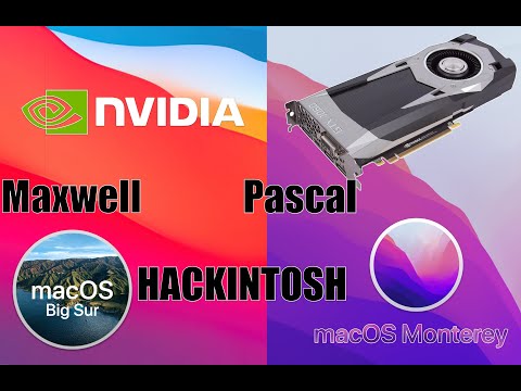 ВИДЕОКАРТЫ NVIDIA 9ххх 10xxx ЗАРАБОТАЛИ В macOS Big Sur И ВЫШЕ