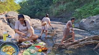 Fishing in the River and Cooking in the Wild