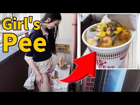 “Salt” Ramen made by Girl’s Pee!? Japanese Cooking🍜