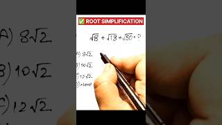 Square Root Trick Explained 🔥 Fastest Simplification Method #maths #shorts #algebra #squareroot