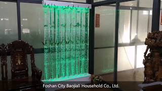 LED bamboo trees with water bubble columns and light color changing