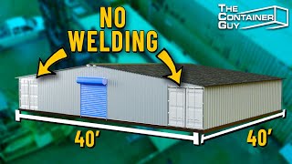 40'x40' Shipping Container Garage or Home | DIY Kit Updates