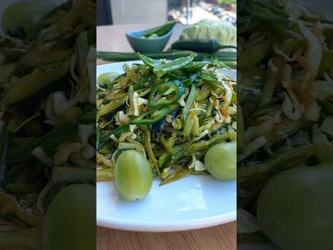 Зеленый салат / Green salad #shorts #рецепт #салат