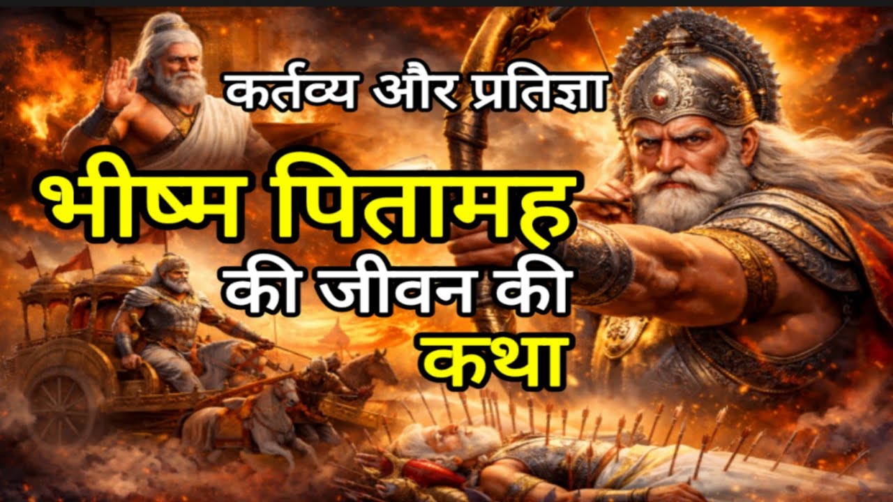 भीष्म पितामह के जीवन की कथा#shorts #ytshorts #bhakti #katha#