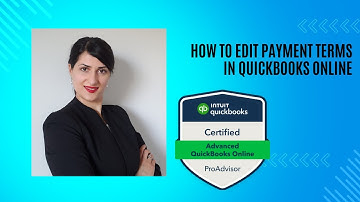 How to edit payment terms in Quickbooks Online