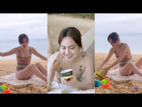 Maen di Pantai, Body Shandy Aulia Jadi Fokus Netizen: Pemandangan yang Segar!