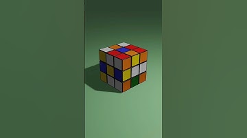 Solving Rubic Cube Animation #3dart #asmr #animation #blender #rubikscube