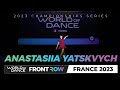 Anastasiia yatskvych  frontrow  world of dance france 2023  wodfr23