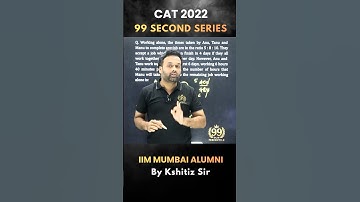 99 Percentile in 99 Seconds Series 🔥 | Question 24 | CAT PYQ | Be in the Top 1%