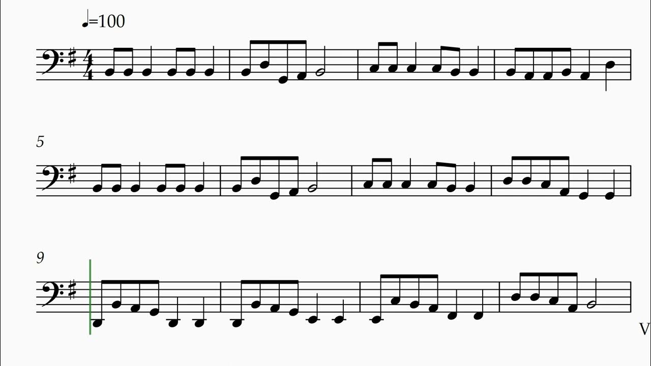 jingle bells cello sheet music YouTube