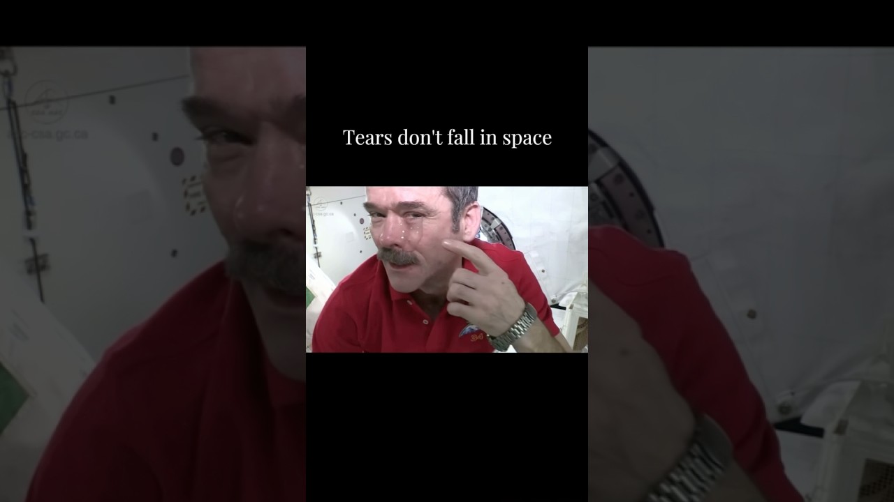 What happens when you cry in space? 