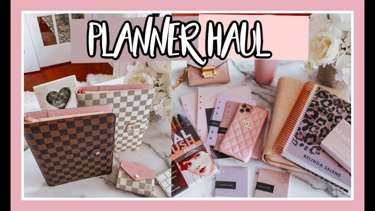 HUGE PLANNER HAUL | AMAZON, CLOTH & PAPER, MINTED SUGAR, SIMPLY GILDED - YouTube