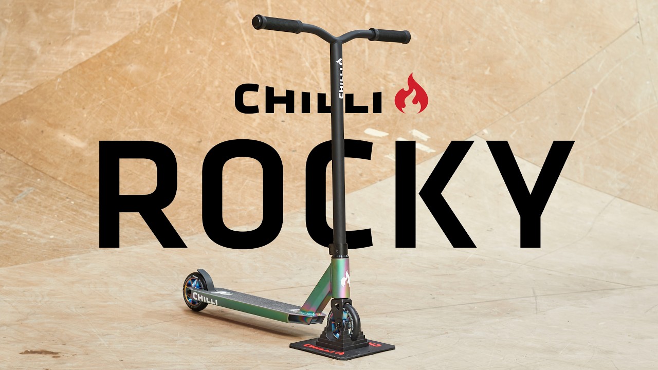 Chilli Rocky - The entry level stunt scooter with a matt neochrome finish 
