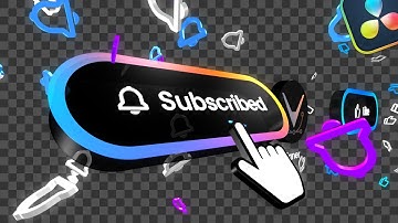 Learn Animation in DaVinci Resolve by Making a Unique Subscribe & Like Buttons Step-by-Step Tutorial