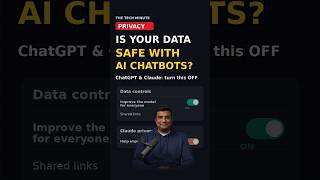 Is Your Data Safe with ChatGPT and Claude Turn This Off #Shorts
