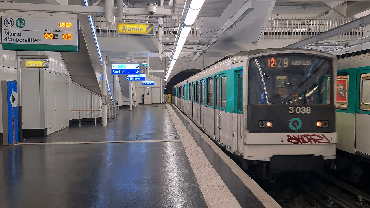 Station Aimé Césaire Ligne 12 - YouTube