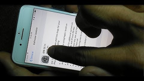 វិធីតំឡើង Version iPhone iPad iOS 12.1.1 - Software Update iPhone iPad iOS 12.1.1