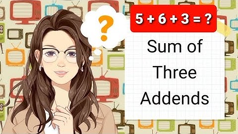 Addition | Finding the Sum of Three Addends| Kindergarten