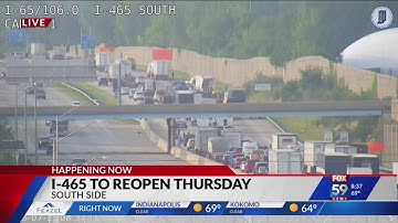 Westbound I-465 to reopen on July 27