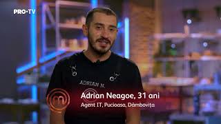 MASTERCHEF 2022 | Ce a observat chef Hadad când a gustat din preparatul gătit de Adrian Neagoe