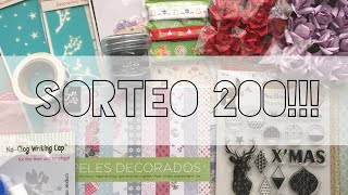 SORTEO YA SOMOS 200!!!! - scrapbooking - (Cerrado)